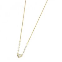 Collana Marlù Donna Nel Mio Cuore in Acciaio Perla 15CN031G-W - 15CN031G-W